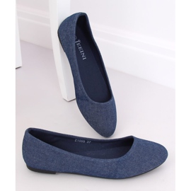 Bailarinas lisas azul marino Z1005 Navy 5