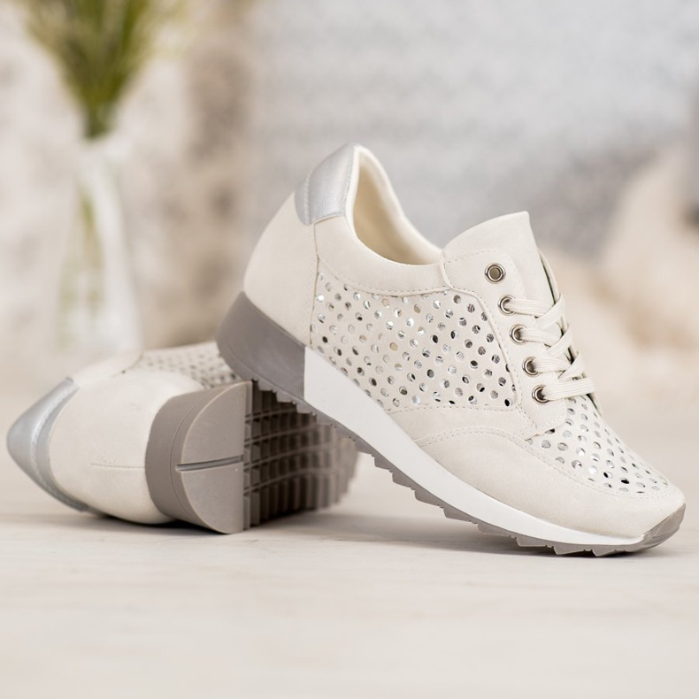 Kylie Zapatos calados en la plataforma marrón 1