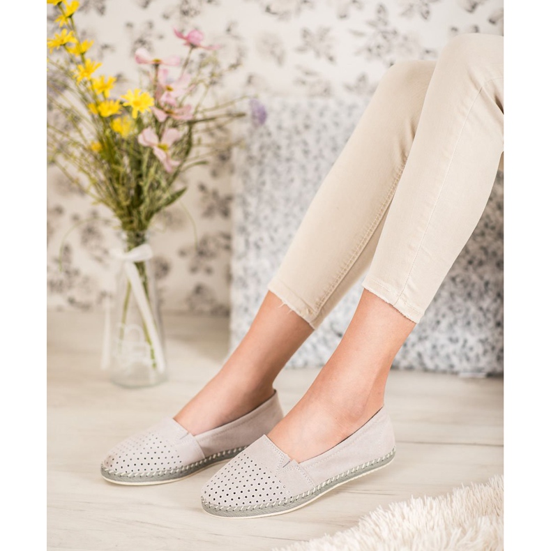 Goodin Bailarina Piel Calada gris 1