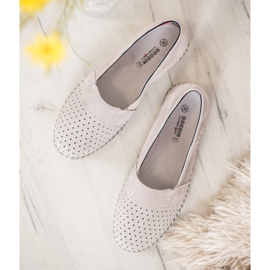 Goodin Bailarina Piel Calada gris 4