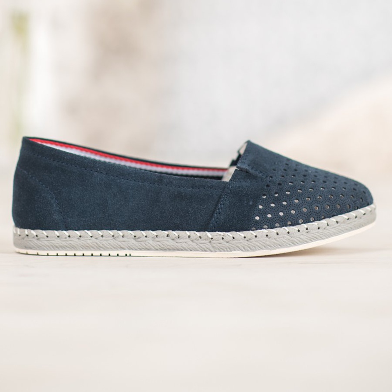 Goodin Bailarina Piel Calada azul 1