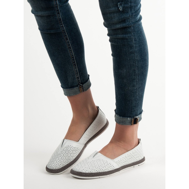 Goodin Bailarinas caladas blanco 1