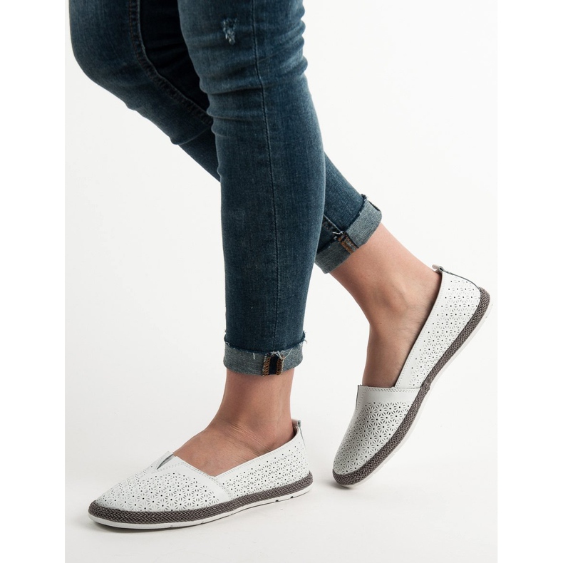 Goodin Bailarinas caladas blanco 2