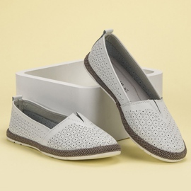 Goodin Bailarinas caladas blanco 3