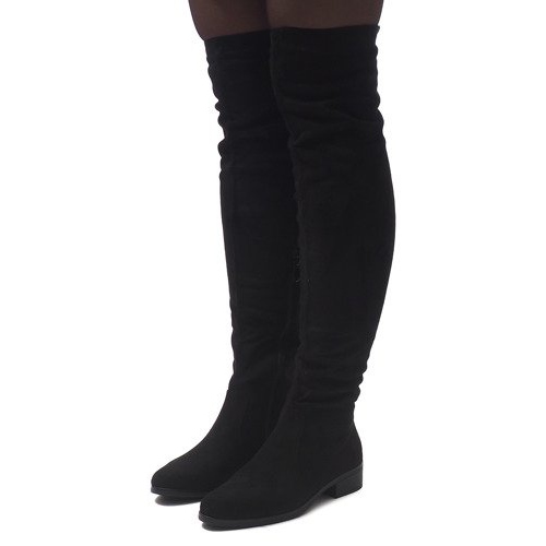 Botas de ante QQ006 # Black negro 1