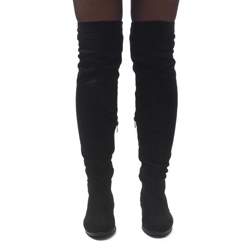 Botas de ante QQ006 # Black negro 2