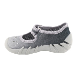 Calzado infantil befado 109P185 plata gris 2
