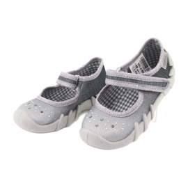 Calzado infantil befado 109P185 plata gris 3