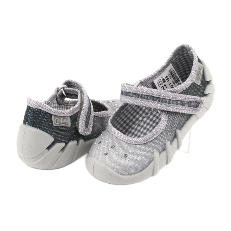 Calzado infantil befado 109P185 gris 4