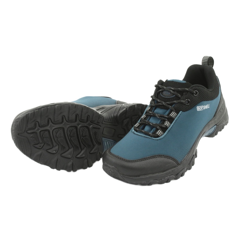American Club WT06 zapatos de concha blanda azul negro 6
