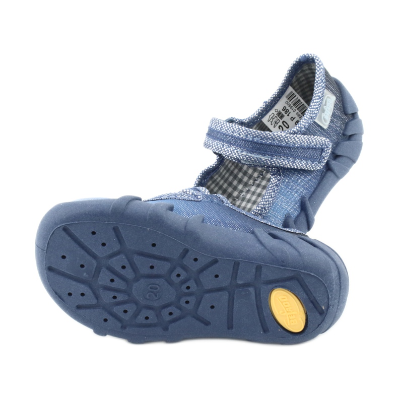 Calzado infantil befado con circonitas 109P186 azul gris 5 Calzado infantil befado con circonitas 109P186 azul gris 5