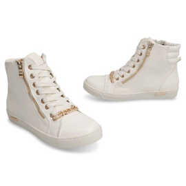 Zapatillas altas Y406 Blanco 4