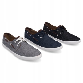 806 mocasines negros con cordones 3