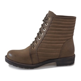 Botas caqui acolchadas 1548 multicolor verde 1