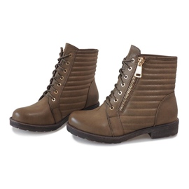 Botas caqui acolchadas 1548 multicolor verde 3