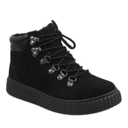 Botas negras aisladas B191-1 negro 1