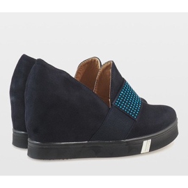 Bombas azul marino en la cuña T1715-2 4