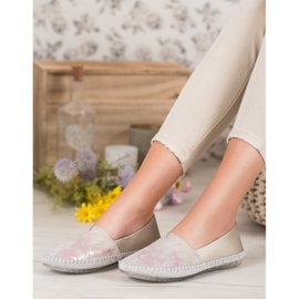 Slipons de piel VINCEZA amarillo 1
