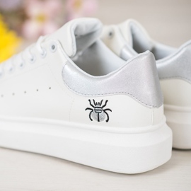 Kylie Calzado deportivo de moda blanco 2