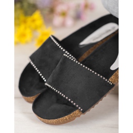 Goodin Zapatillas de gamuza negro 1