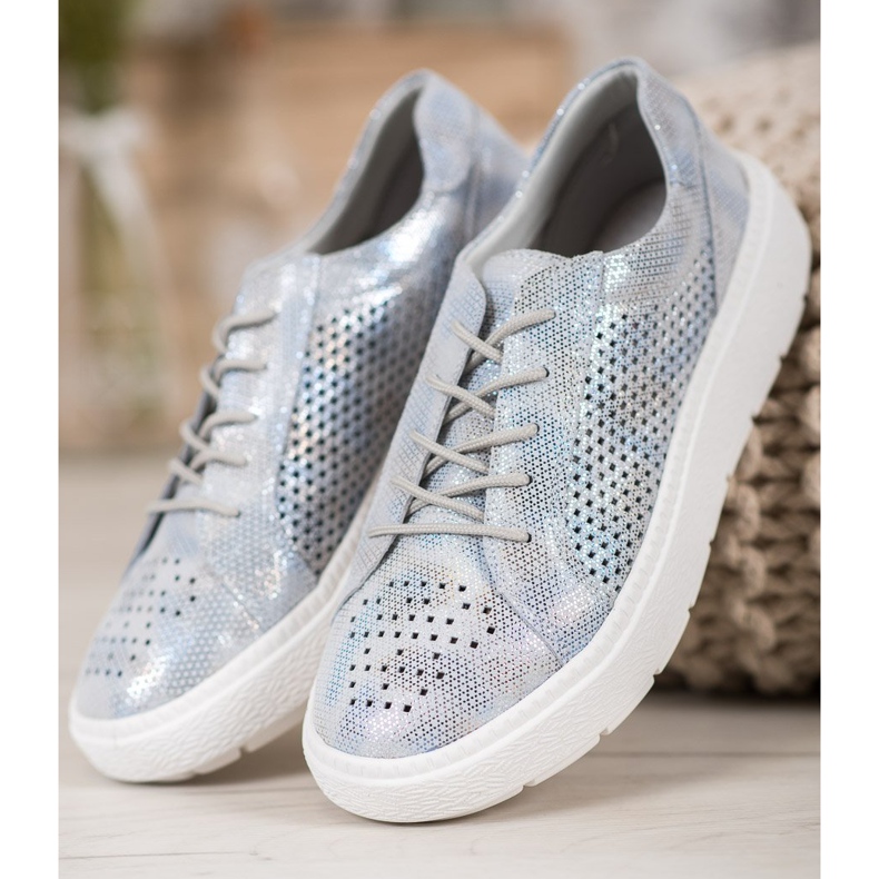 Goodin Zapatos con cordones gris 2