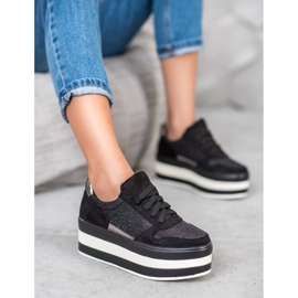 Seastar Zapatillas en la plataforma negro gris 1