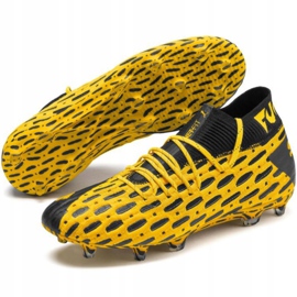 Botas de fútbol Puma Future 5.1 Netfit Fg Ag M 105755 03 amarillo amarillo 1