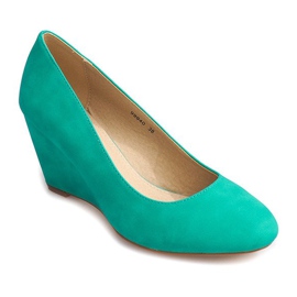 Bombas de cuña 99940 verde 5
