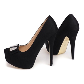 Tacones altos 3363-1 negro 2