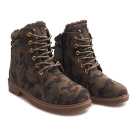 Botas Aislantes de Madera Camo BED08 Verde 2