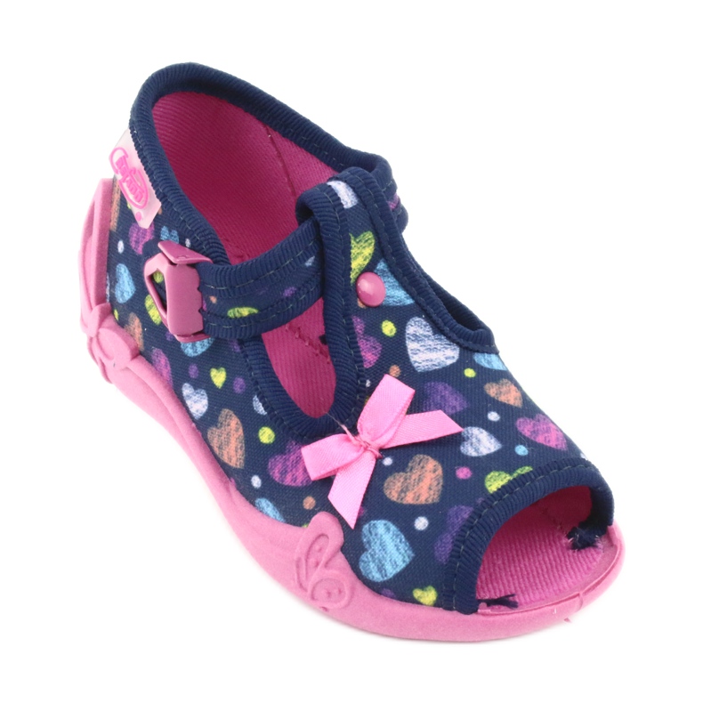 Calzado infantil befado 213P118 azul marino rosa multicolor 2