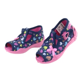 Calzado infantil befado 213P118 azul marino azul naranja rosado amarillo 3