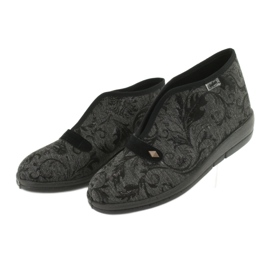 Zapatos de mujer befado pu 031D036 negro gris 4