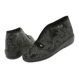 Zapatos de mujer befado pu 031D036 negro gris 5