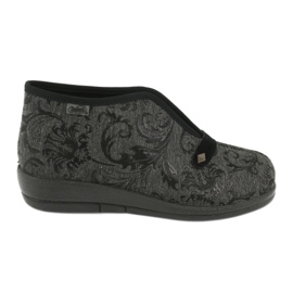 Zapatos de mujer befado pu 031D036 negro gris 1