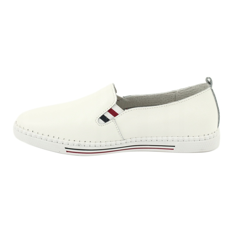 Zapatillas slipony de piel Filippo DP066 blanco 2 Zapatillas slipony de piel Filippo DP066 blanco 2