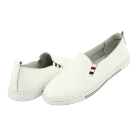 Zapatillas slipony de piel Filippo DP066 blanco 4