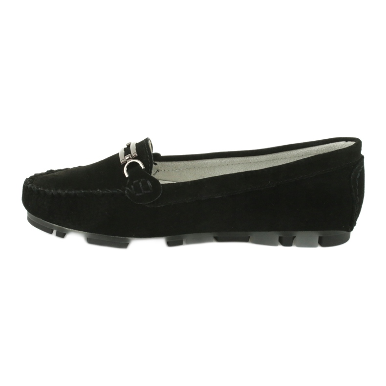 Filippo DP1202 mocasines de piel de gamuza negro 2