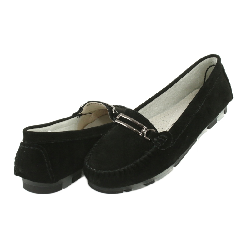 Filippo DP1202 mocasines de piel de gamuza negro 4