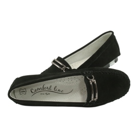 Filippo DP1202 mocasines de piel de gamuza negro 6