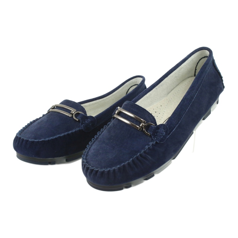 Mocasines de piel serraje Filippo DP 1202 azul 3 Mocasines de piel serraje Filippo DP 1202 azul 3