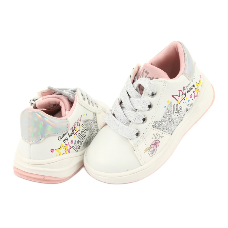 American Club Zapatos deportivos para niñas con una estrella GC15 White blanco 4 American Club Zapatos deportivos para niñas con una estrella GC15 White blanco 4