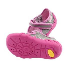 Calzado infantil befado 109P178 gris rosado 6