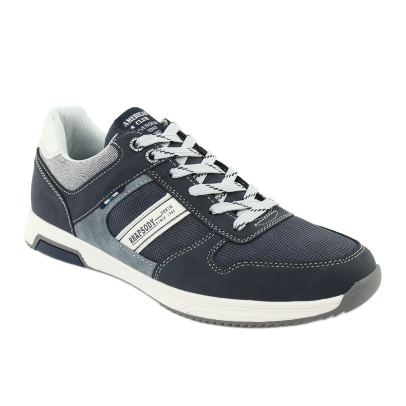 Zapatillas deportivas de hombre ADI American Club RH01 azul marino azul gris 1