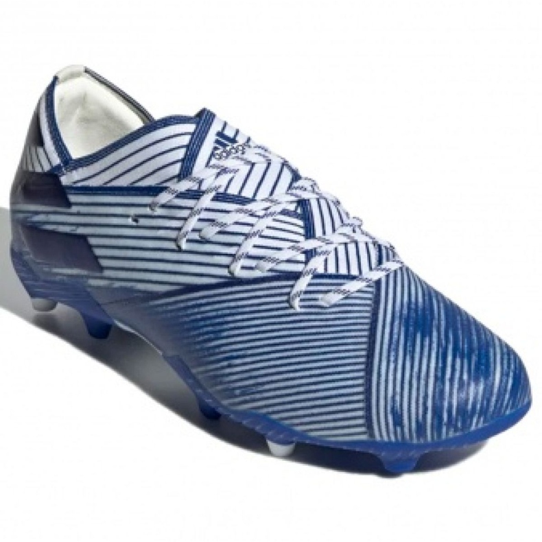 Botas de fútbol adidas Nemeziz 19.1 Fg Jr EG7238 multicolor blanco 1