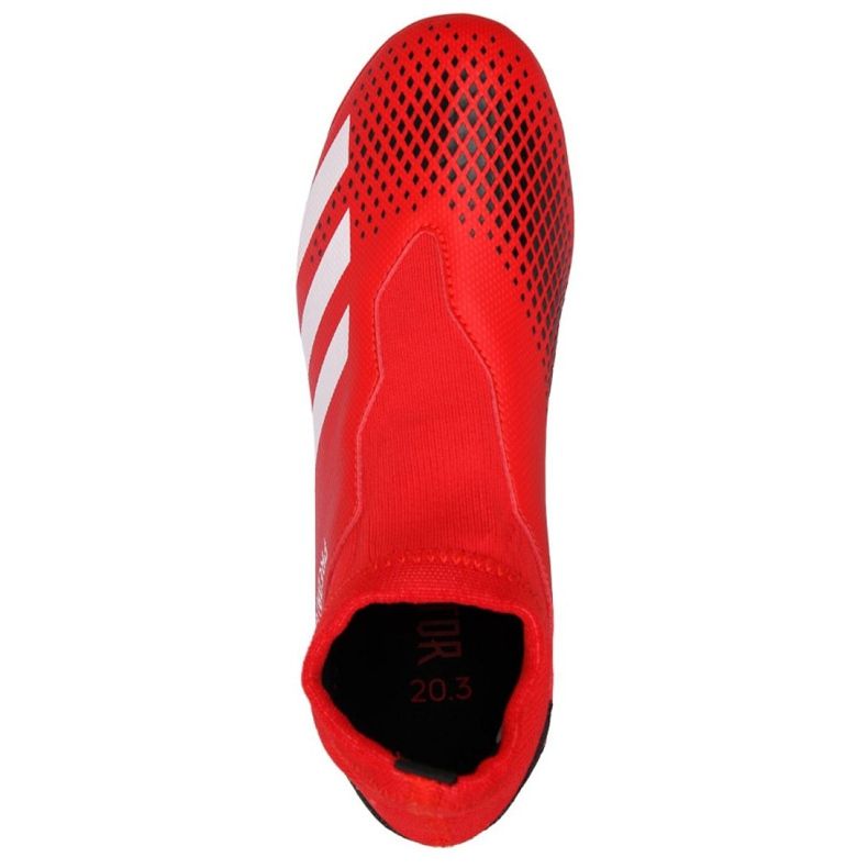Botas de fútbol adidas Predator 20.3 Ll Fg Jr EF1907 rojo rojo 1