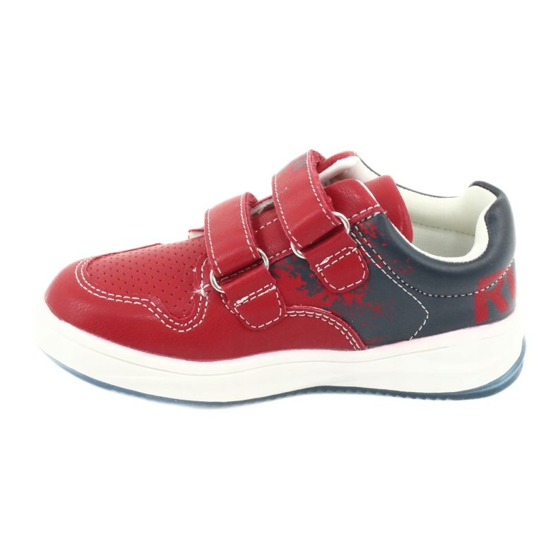 American Club Zapatos deportivos de velcro rojo/azul marino 2