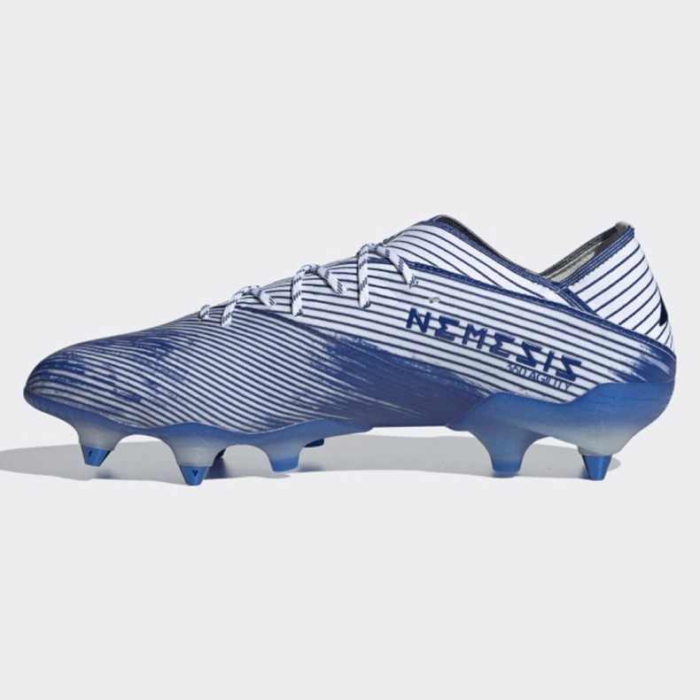 Botas de fútbol adidas Nemeziz 19.1 Sg M FU8497 azul azul 1