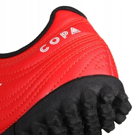 Botas de fútbol adidas Copa 20.4 Tf Jr EF1925 rojo rojo 3