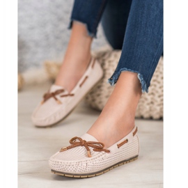 Kylie Mocasines cómodos beige 2